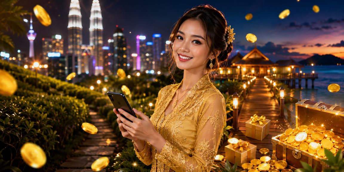 Pemain menerima bonus rebat di platform 1450 Kuala Lumpur
