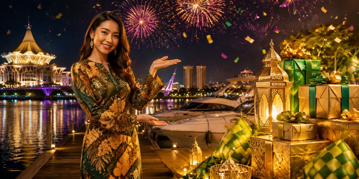 Pemain kasino Kuching menikmati promosi permainan meja dengan pakaian batik